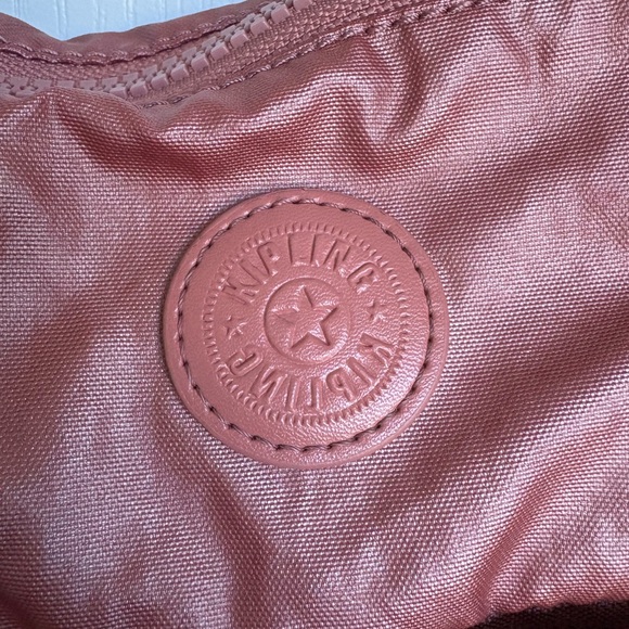 Kipling Crossbody Mauve Pink | Lightweight Multi-Zip Bag - Picture 2 of 5